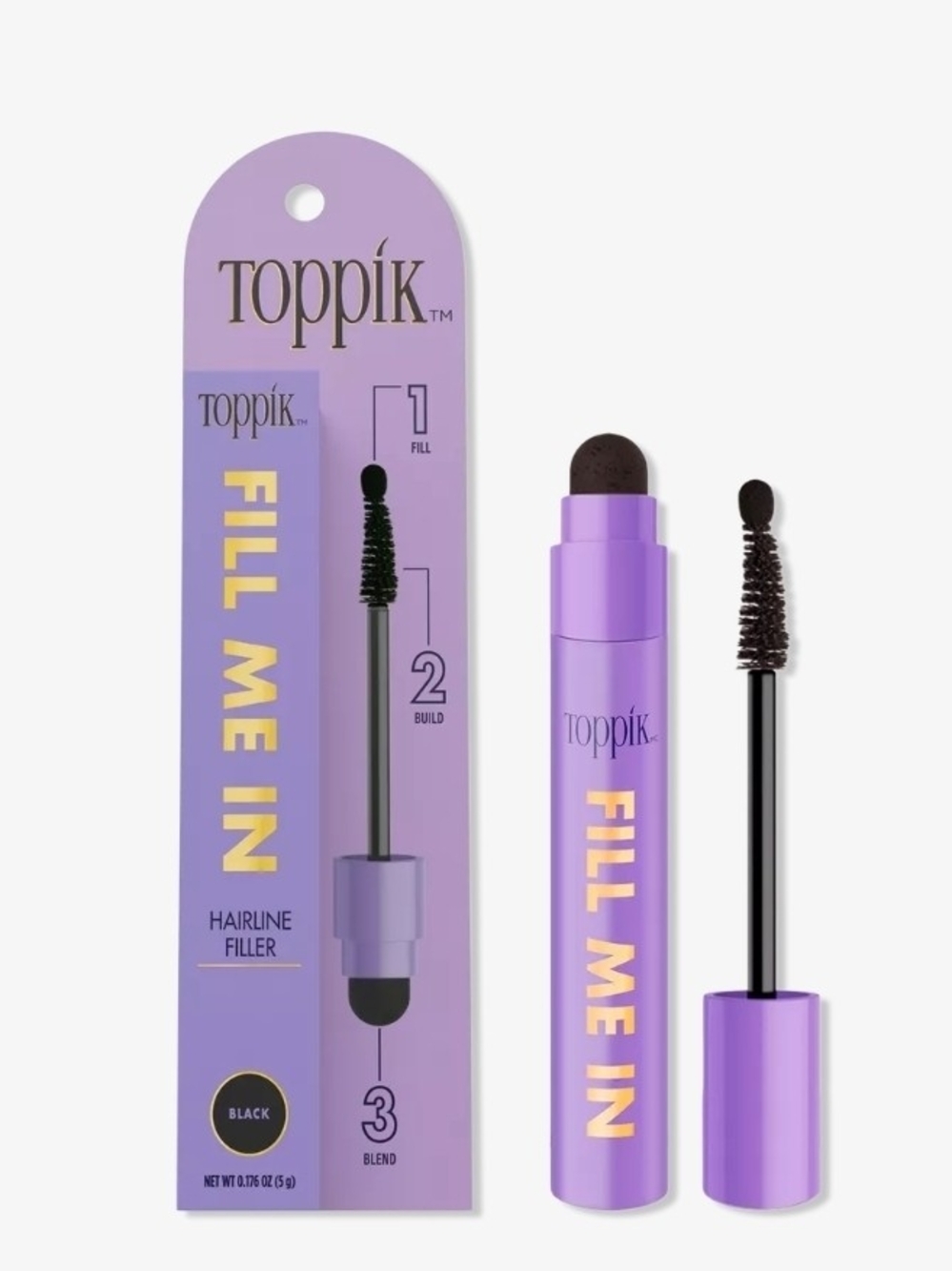 Toppik Fill Me In Hairline Filler Dark Brown .071fl oz. $20